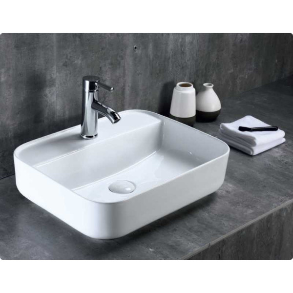 Раковина накладная BelBagno белая (BB1321) Раковина накладная BelBagno белая (BB1321)