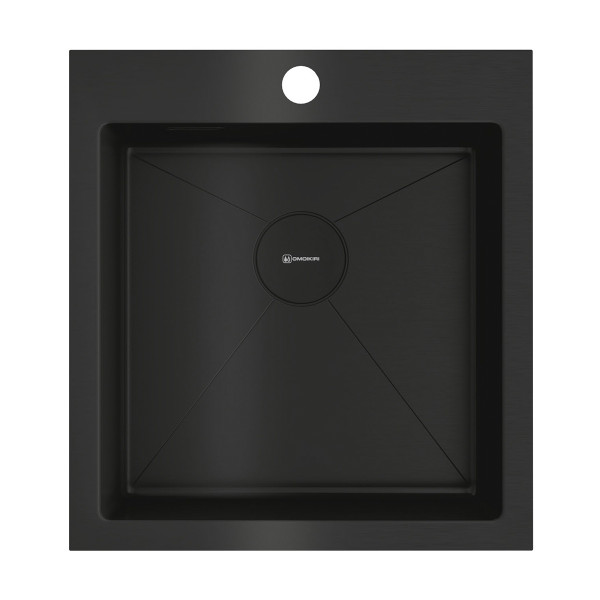 Мойка для кухни врезная Omoikiri Akisame 46-GB нерж. сталь/графит (4997012)