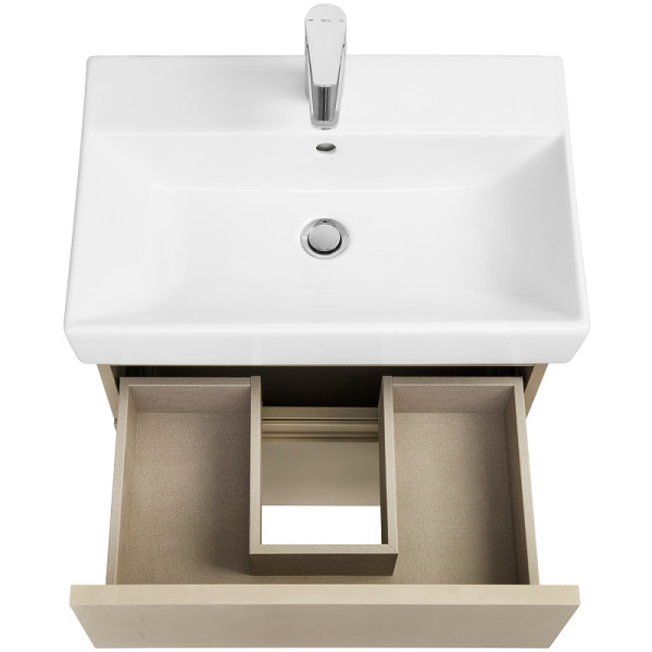 Тумба подвесная Roca Oleta 56,4x37,4x54,8 капучино (857639515)