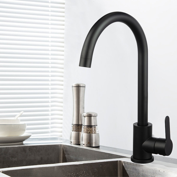 Смеситель для кухни Wesnaart Eko черный (EKO05-110Black) Смеситель для кухни Wesnaart Eko черный (EKO05-110Black)