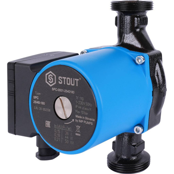 Насос циркуляционный Stout 25/40-180 (SPC-0010-2540180)