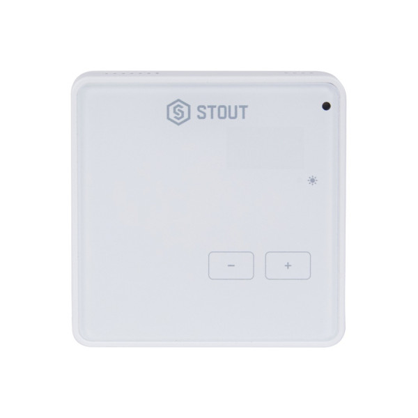 Терморегулятор Stout беспроводной комнатный R-8z, белый, 230 B (STE-0101-008003) Терморегулятор Stout беспроводной комнатный R-8z, белый, 230 B (STE-0101-008003)