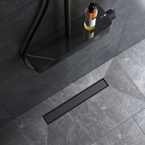 Душевой лоток AM.PM MasterFlow линейный универс затвор Tile 50 см черн мат (W01SC-U11-050-04BM)
