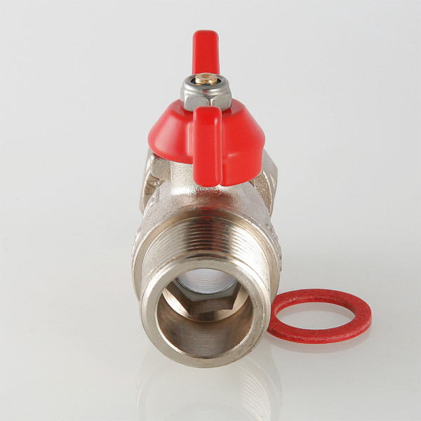 Кран 1" ВН шаровый с накидной гайкой Valtec (красная бабочка) VT.260.N.0606 Кран 1" ВН шаровый с накидной гайкой Valtec (красная бабочка) VT.260.N.0606