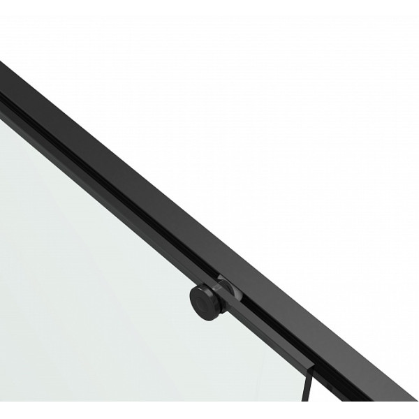 Душевой уголок BandHours Gemini/Vega-Glass 910 90х100 стекло прозрачное, профиль черный Душевой уголок BandHours Gemini/Vega-Glass 910 90х100 стекло прозрачное, профиль черный