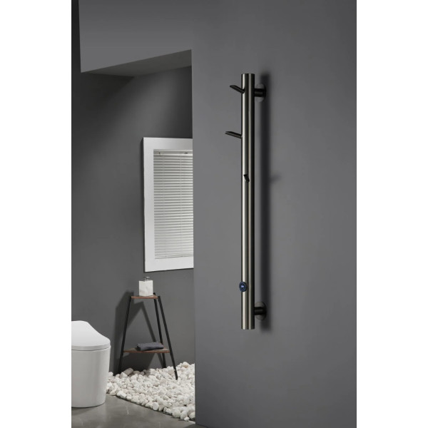 Полотенцесушитель электрический Boheme OAK 201x1500 GM (графит) (724-GM)