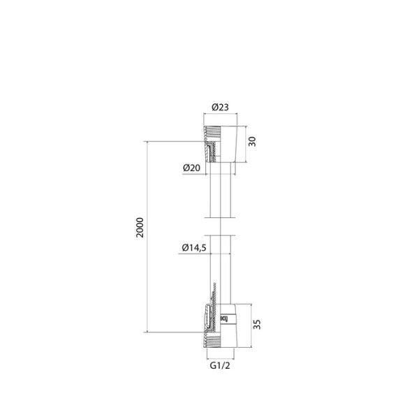 Шланг для душа Iddis Optima Home 200 см хром (A50711 2.0) Шланг для душа Iddis Optima Home 200 см хром (A50711 2.0)