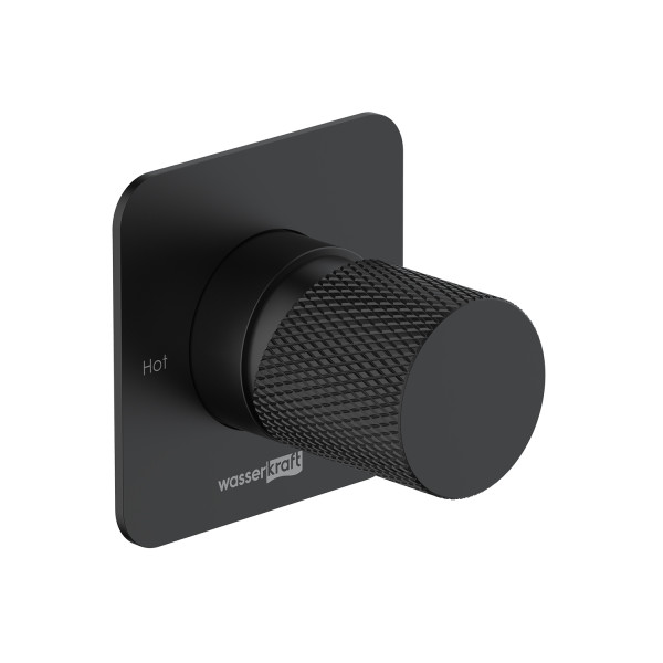 Смеситель для душа встраиваемый WasserKRAFT черный матовый (5251)