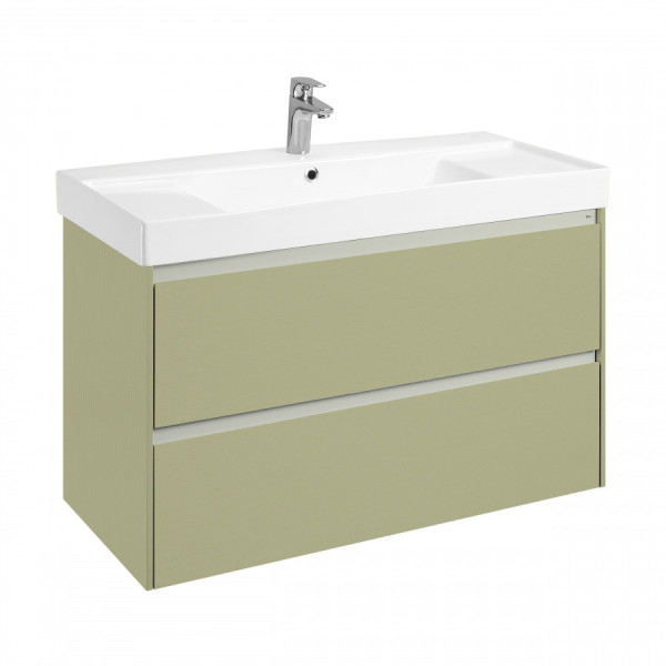 Тумба подвесная Roca Ona Olive 985x450x565 оливковый матовый (Z.RU93.0.835.5)