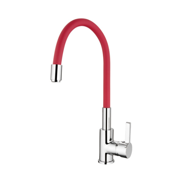Смеситель для кухни Ledeme с гибким изливом (L4898-1)
