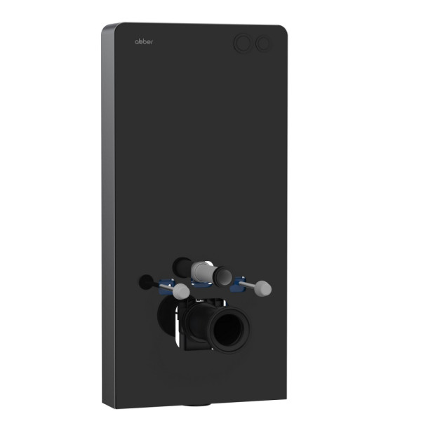 Инсталляция Abber для подвесного унитаза, черный (AC0107MB)