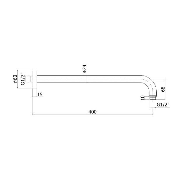 Настенный держатель Paffoni Lusso хром ( ZSOF034ST) Настенный держатель Paffoni Lusso хром ( ZSOF034ST)