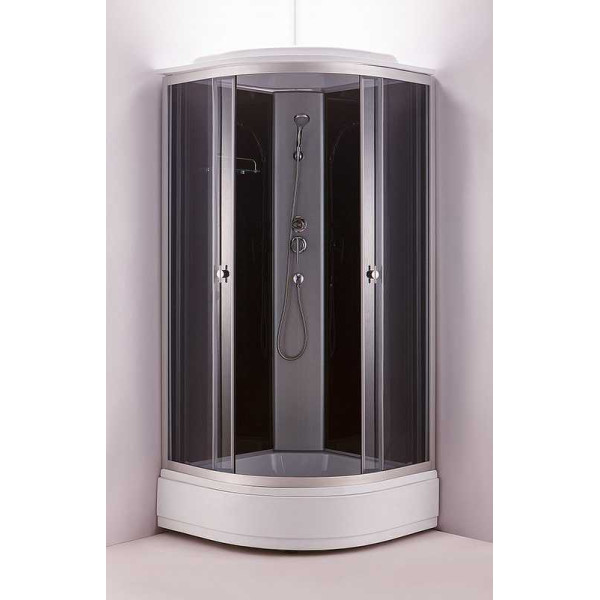 Душевая кабина Niagara 800*800*2200 стекло тонированное, профиль хром (NG-3503)