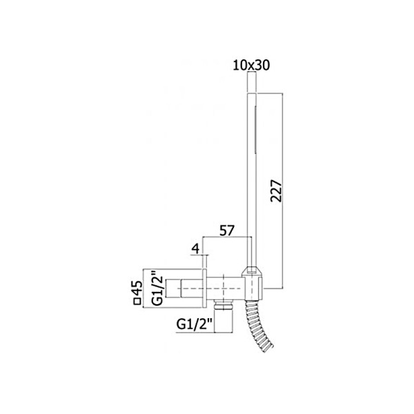 Душевой гарнитур Paffoni Premium белый матовый (ZDUP095BO) Душевой гарнитур Paffoni Premium белый матовый (ZDUP095BO)