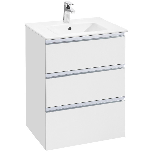 Тумба подвесная Roca The Gap 58,5x45,3x74,1 белый глянцевый (857404806)