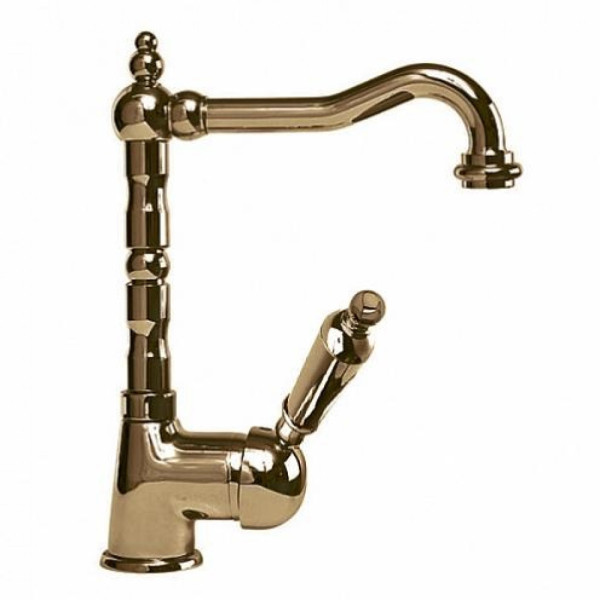 Смеситель для раковины Cezares Elite бронзовый, ручка рычаг - металл (ELITE-LSM2-02-M)