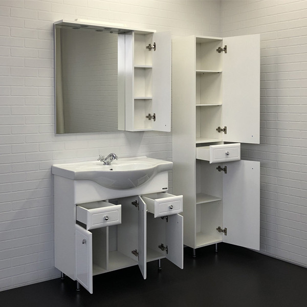 Тумба напольная Comforty Рига 875x880x510 дуб сонома матовый с раковиной (00-00001556) Тумба напольная Comforty Рига 875x880x510 дуб сонома матовый с раковиной (00-00001556)