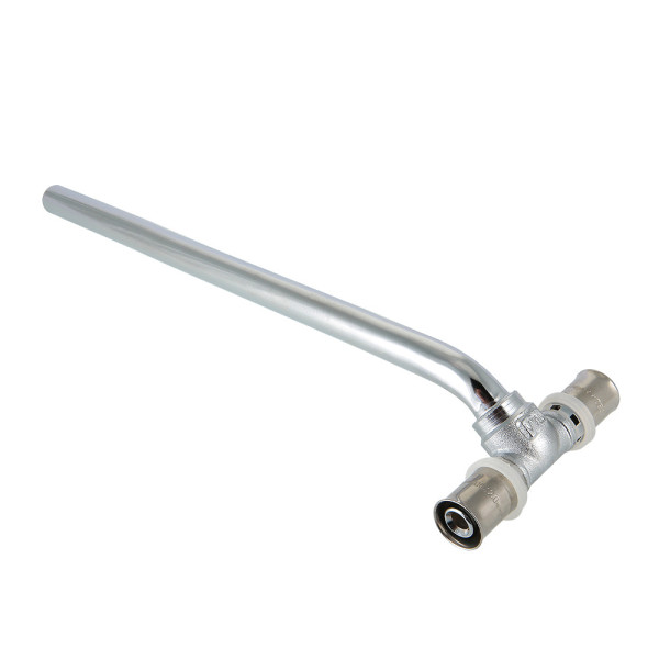 Тройник для радиатора 16*15*16 L=700 (пресс, хром) (VTm.282.HN.161516) Тройник для радиатора 16*15*16 L=700 (пресс, хром) (VTm.282.HN.161516)