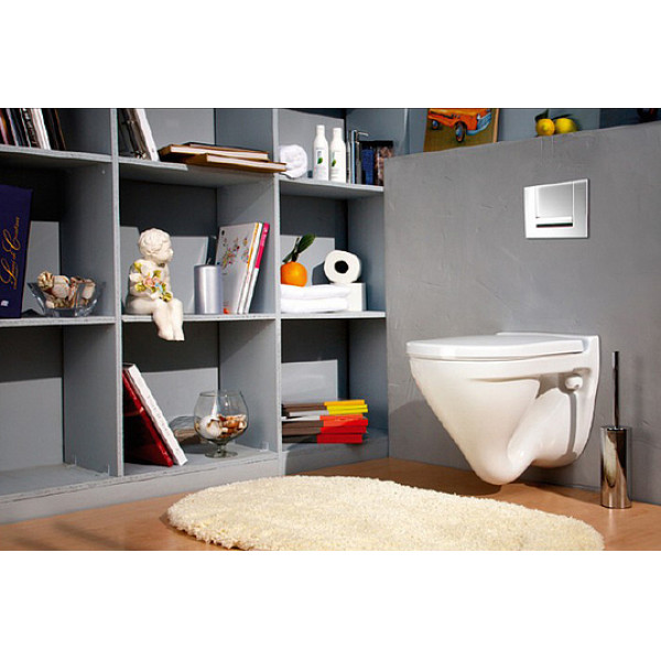 Унитаз подвесной Sanita Luxe Attica Luxe с сиденьем из дюропласта Унитаз подвесной Sanita Luxe Attica Luxe с сиденьем из дюропласта