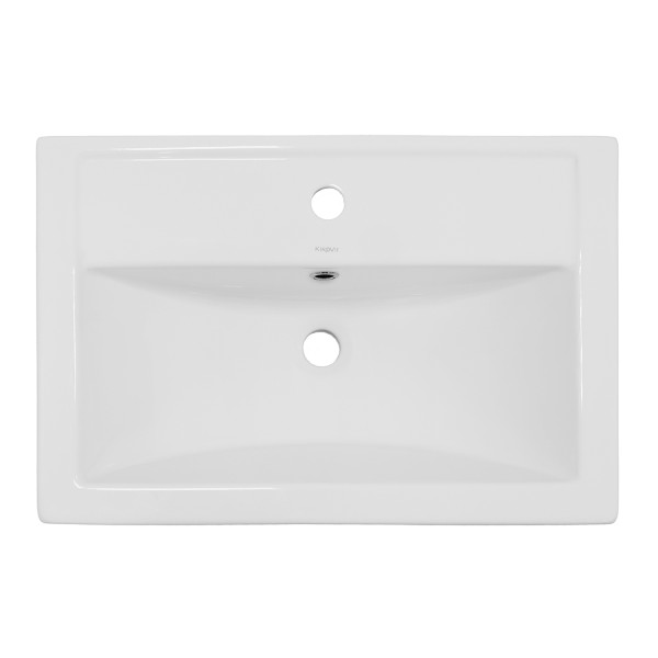 Раковина мебельная Kirovit Фостер 60 белая (CS00094124) Раковина мебельная Kirovit Фостер 60 белая (CS00094124)