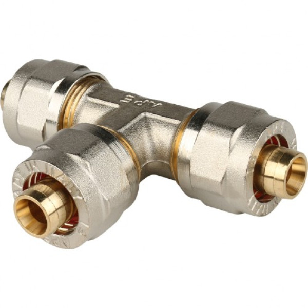 Тройник 16*16*16 Stout (обжим) SFS-0009-000016