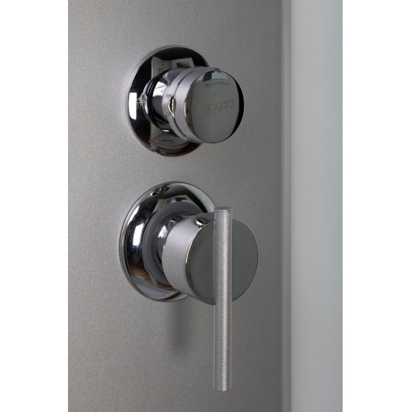 Душевая кабина Eco 90x90 стекло матовое, профиль хром матовый (E90/40/MT/BK)