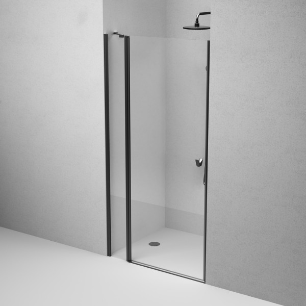 Душевая дверь AM.PM Sunny 100x190 стекло прозрачное, профиль черный матовый (W87G-10-1P-BT)