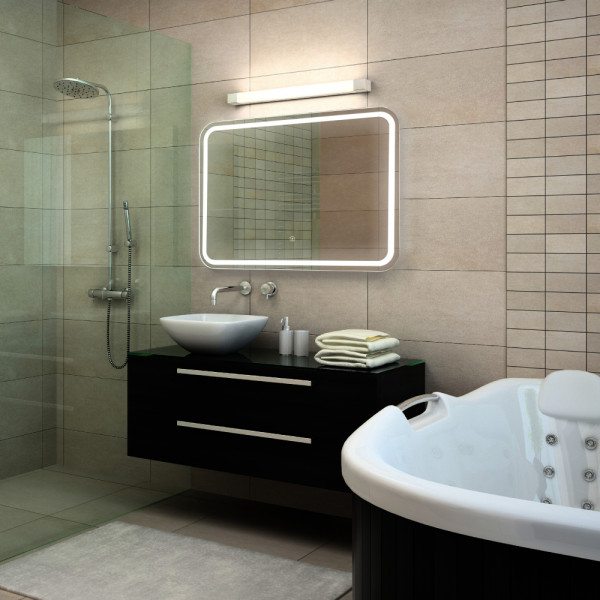 Зеркало Abber See 55x80 с подсветкой, сенсорный выключатель, диммер (AG6111S) Зеркало Abber See 55x80 с подсветкой, сенсорный выключатель, диммер (AG6111S)