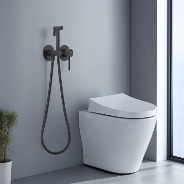 Смеситель с гигиеническим душем Aquatek Европа черный матовый (AQ1319MB) Смеситель с гигиеническим душем Aquatek Европа черный матовый (AQ1319MB)