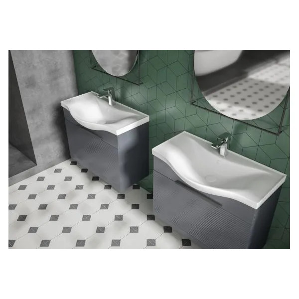 Раковина мебельная Lapino 55x45x17,5 белая (7055) Раковина мебельная Lapino 55x45x17,5 белая (7055)