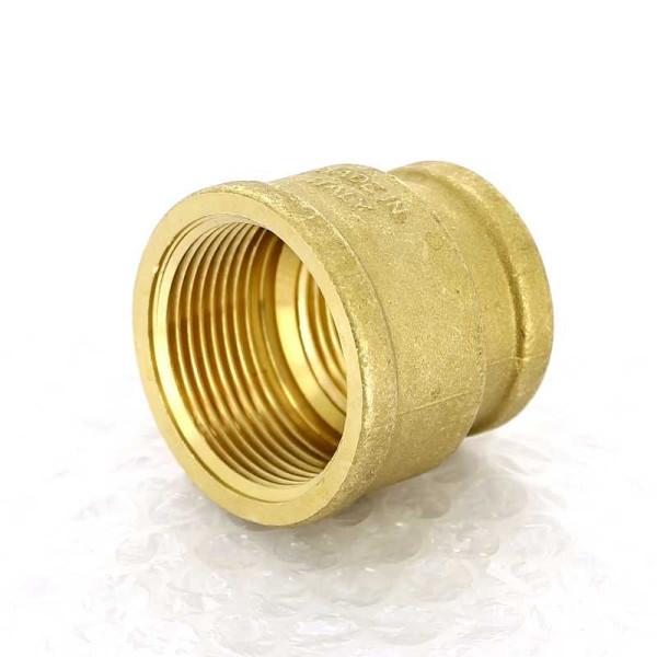 Муфта переходная 1/2"х3/4" Tiemme (латунь) (1500046 / 1550G000504)