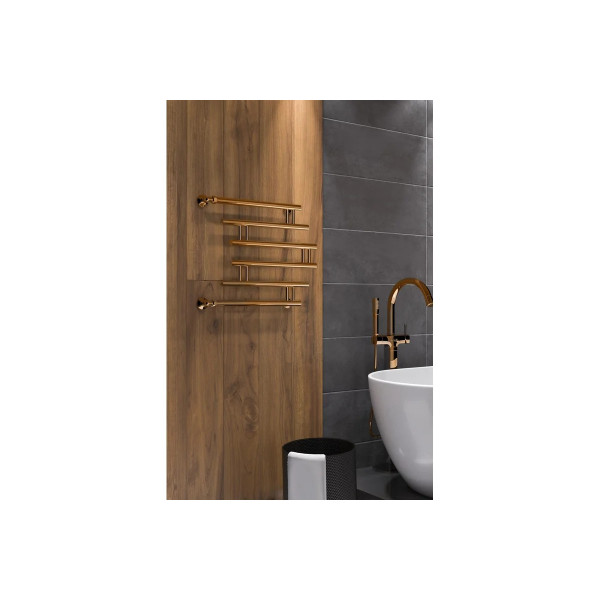 Полотенцесушитель водяной Indigo Zip 770x700 золото (FZW60-60GDK3) Полотенцесушитель водяной Indigo Zip 770x700 золото (FZW60-60GDK3)