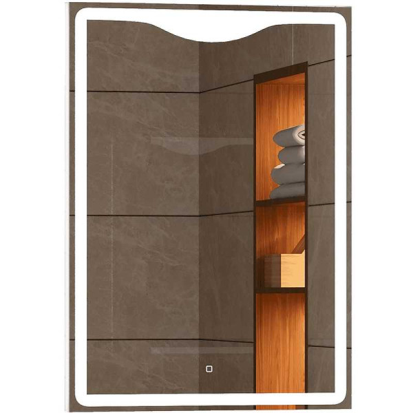 Зеркало Континент Amaze 50х70 с LED подсветкой и сенсорным выключателем Зеркало Континент Amaze 50х70 с LED подсветкой и сенсорным выключателем