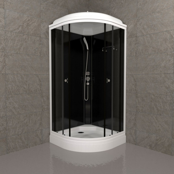 Душевая кабинаTriton Топ 88x88 стекло прозрачное, профиль белый (DK382)