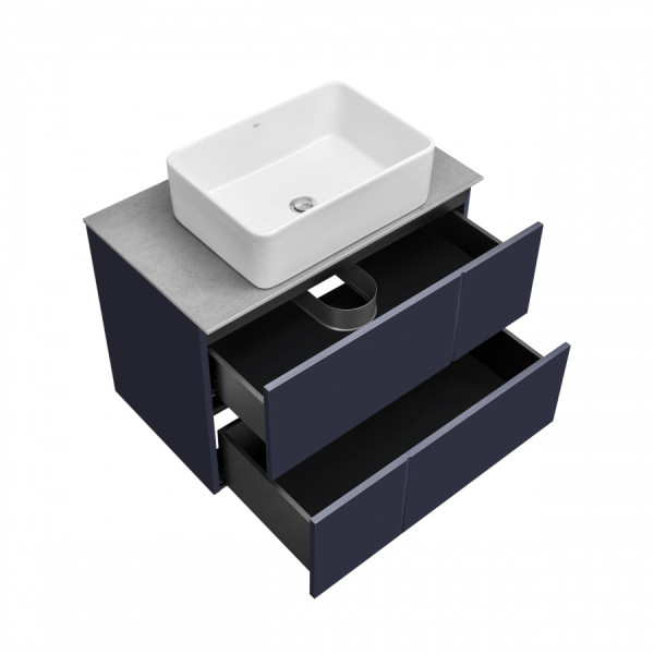 Тумба подвесная Roca Luna 786x450x560 синий (Z.RU93.0.776.7)