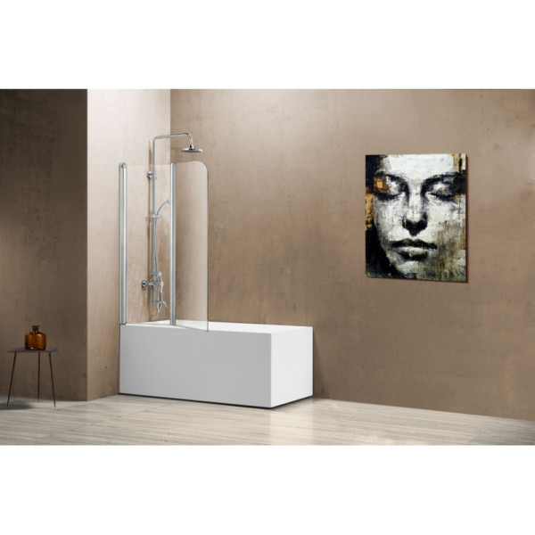 Душевая шторка для ванны Vincea VSB-12 1140х1400 стекло прозрачное, профиль хром (VSB-12114CL) Душевая шторка для ванны Vincea VSB-12 1140х1400 стекло прозрачное, профиль хром (VSB-12114CL)