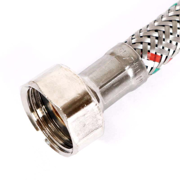 Подводка гибкая Uni-Fitt 2000 мм 1/2" ВВ DN 8 оплётка из нерж. стали (500S2020) Подводка гибкая Uni-Fitt 2000 мм 1/2" ВВ DN 8 оплётка из нерж. стали (500S2020)