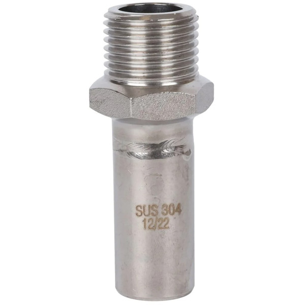 Вставка резьбовая 18х1/2"В Rommer из нержавеющей стали (пресс) (RSS-0023-001812) Вставка резьбовая 18х1/2"В Rommer из нержавеющей стали (пресс) (RSS-0023-001812)