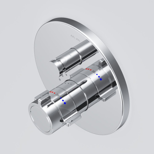 Смеситель для душа AM.PM X-Joy встроенный с ТМС на 2 потребителя, хром (F85A45600) Смеситель для душа AM.PM X-Joy встроенный с ТМС на 2 потребителя, хром (F85A45600)