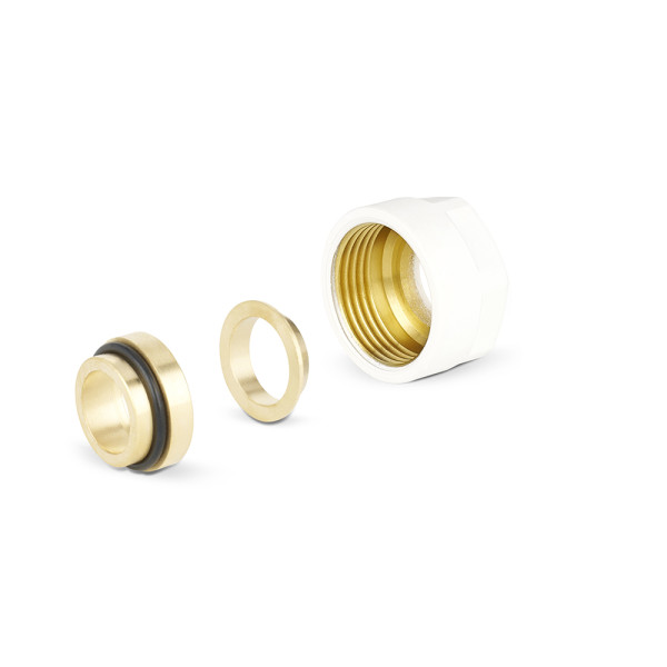 Переход коллекторный 15х3/4(18) евроконус Varmega (белый) (VMDV30-101515)