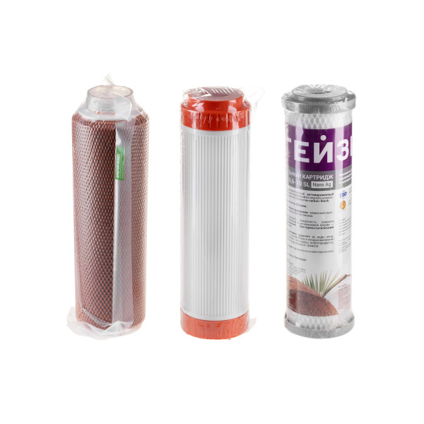 Комплект сменных картриджей № 17 для Гейзер Макс (для жесткой и сверхжесткой воды) (50091) Комплект сменных картриджей № 17 для Гейзер Макс (для жесткой и сверхжесткой воды) (50091)