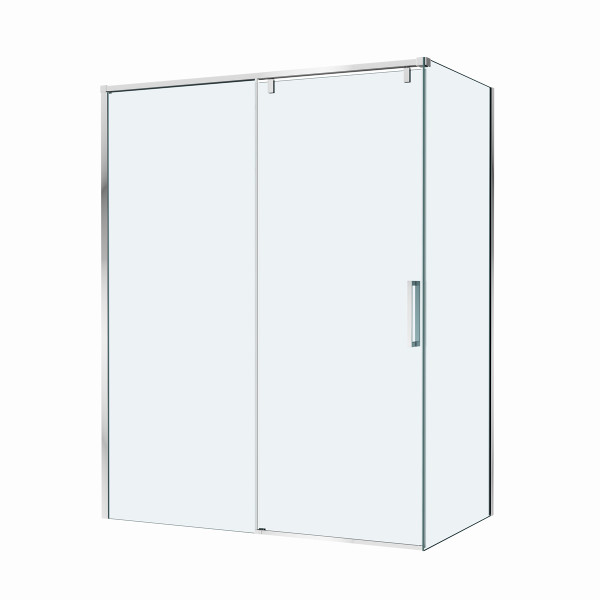 Душевой уголок BelBagno Soft Close-1 150x80x200 стекло прозрачное, профиль хром глянцевый (SOFT_CLOSE-1-AH-1-150/80-C-Cr) Душевой уголок BelBagno Soft Close-1 150x80x200 стекло прозрачное, профиль хром глянцевый (SOFT_CLOSE-1-AH-1-150/80-C-Cr)