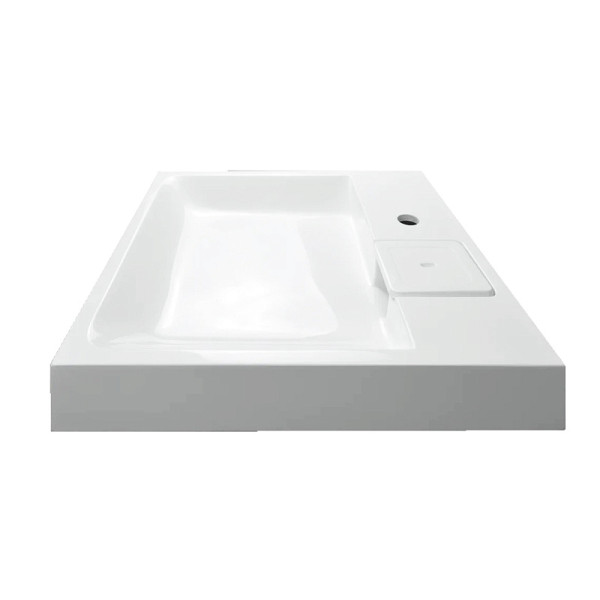 Раковина над стиральной машиной Azario 595x49x75 с сифоном белая (CS00082280)