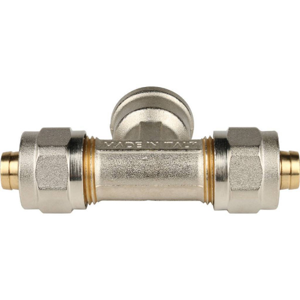 Тройник 16x1/2"Вx16 Stout (обжим) (SFS-0012-001216)