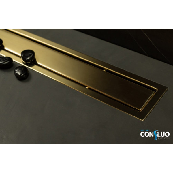 Душевой лоток Pestan Confluo Premium Line 750 Gold золото глянец/полая под плитку, рамка золото (13100054) Душевой лоток Pestan Confluo Premium Line 750 Gold золото глянец/полая под плитку, рамка золото (13100054)