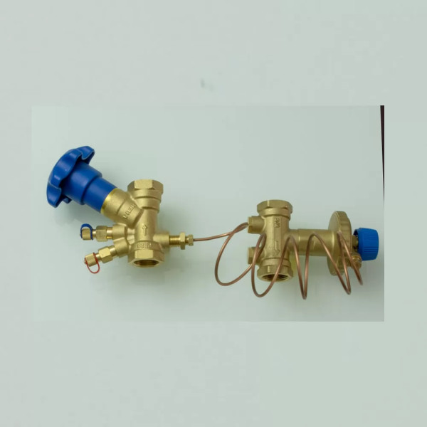 Комплект автоматического регулятора перепада давления и статического балансировочного клапана 1" Vieir (VRGL19)