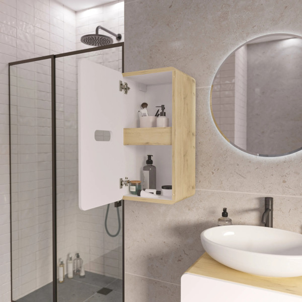 Пенал подвесной 1Marka Vortex 350x300x70 (орех лучистый солнечный/монолит айсберг) (Ц0000033029) Пенал подвесной 1Marka Vortex 350x300x70 (орех лучистый солнечный/монолит айсберг) (Ц0000033029)