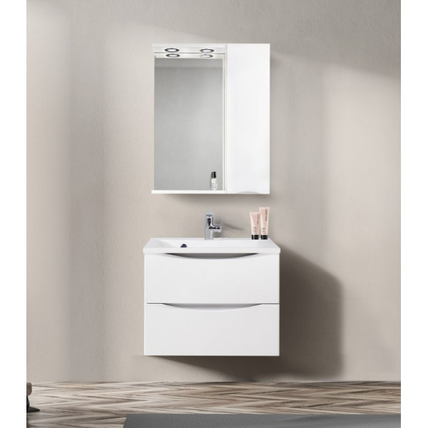 Зеркало с подсветкой BelBagno Marino R 60x750 с полкой, c ящиком (MARINO-SPC-600/750-1A-BL-P-R) Зеркало с подсветкой BelBagno Marino R 60x750 с полкой, c ящиком (MARINO-SPC-600/750-1A-BL-P-R)