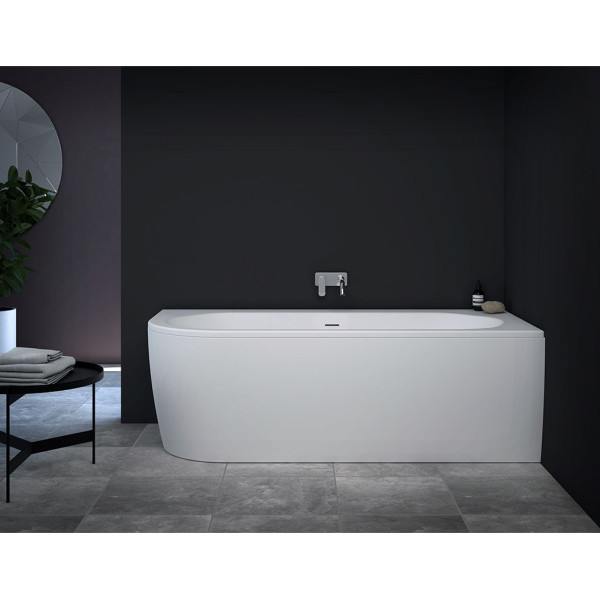 Ванна акриловая Cezares Slim 179x79x60 правосторонняя белый (SLIM CORNER-180-80-60-R-W37-SET)