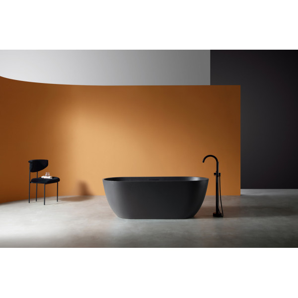 Ванна из искусственного камня Abber Frankfur 170x75 черная матовая (AM9941B) Ванна из искусственного камня Abber Frankfur 170x75 черная матовая (AM9941B)